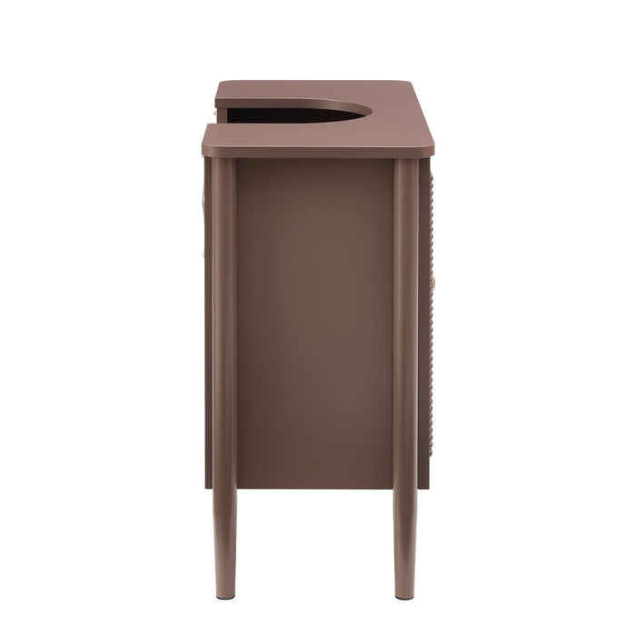 Posy Under Sink Bathroom Cabinet - Mocha - DUSK