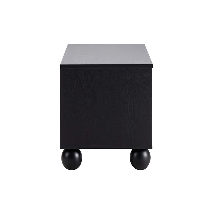 Rachel Arch Front Seated Storage - Black - DUSK