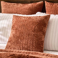 Rome Velvet Greek Matelasse Cushion Cover - Orange - DUSK