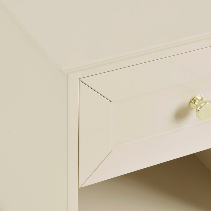 Ruby 1 Drawer Nightstand - Cream - DUSK