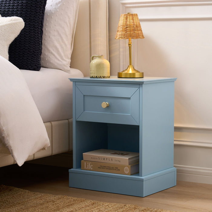 Ruby 1 Drawer Nightstand - Sky Blue - DUSK