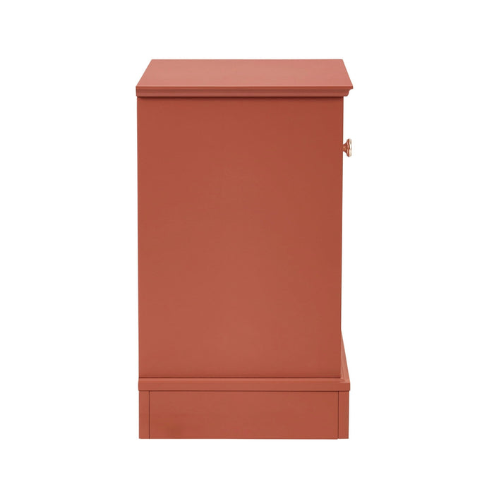 Ruby 1 Drawer Nightstand - Terracotta - DUSK