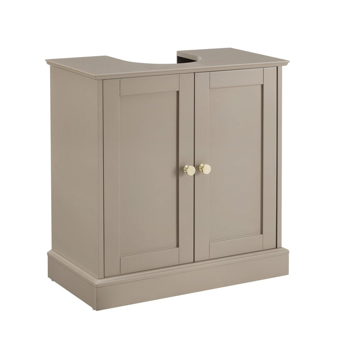 Ruby Under Sink Bathroom Cabinet - Taupe - DUSK