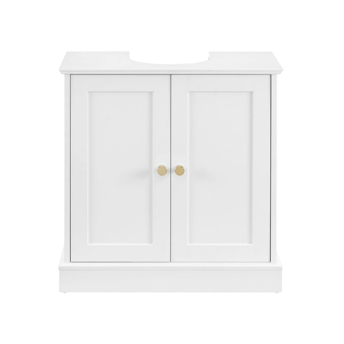 Ruby Under Sink Bathroom Cabinet - White - DUSK