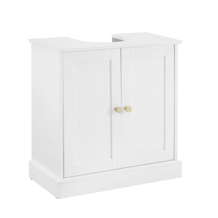 Ruby Under Sink Bathroom Cabinet - White - DUSK