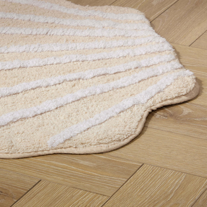 Shell Tufted Bath Mat - Cream - DUSK