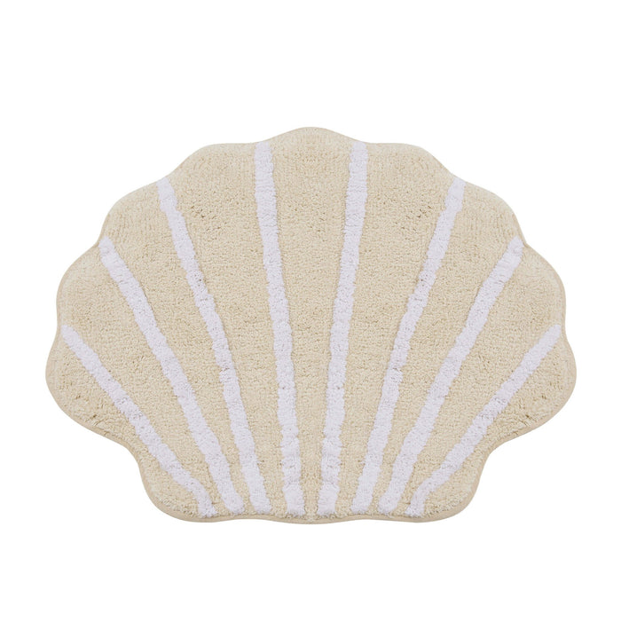 Shell Tufted Bath Mat - Cream - DUSK