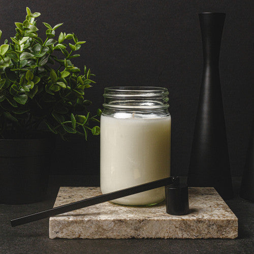 Smooth Sided Round Mason Jar - 12 oz