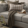 St Ives Heavyweight Knit Sofa Throw - Taupe - DUSK