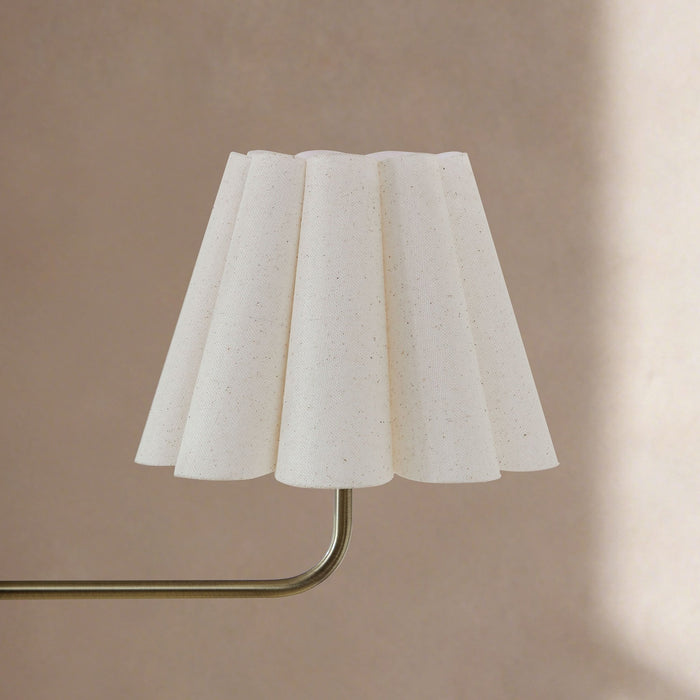 Trinity Pleated 2 Light Chandelier - Gold - DUSK
