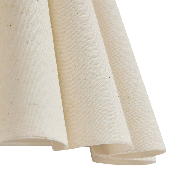 Trinity Rechargeable Pleated Wall Light - White - DUSK