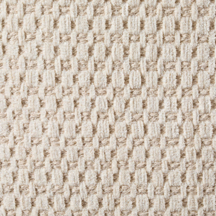 Tufted Chenille Sofa Cushion Cover - Cream/Black - DUSK