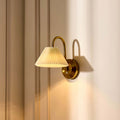 Twila Rechargeable Pleated Wall Light - Brass - DUSK