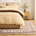 Uma Persian Style Machine Washable Rug - Brown - DUSK