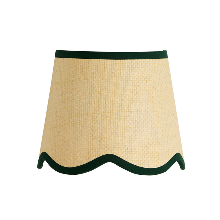 Vivienne Rechargeable Contrast Edge Scallop Wall light - White - DUSK