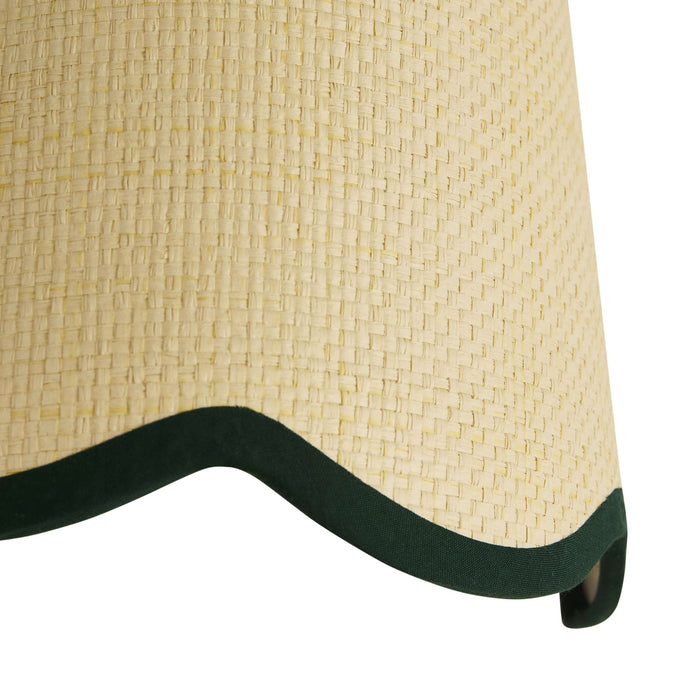 Vivienne Rechargeable Contrast Edge Scallop Wall light - White - DUSK