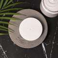 White Straight Top Plastic Lid 70/400 - F217 Liner